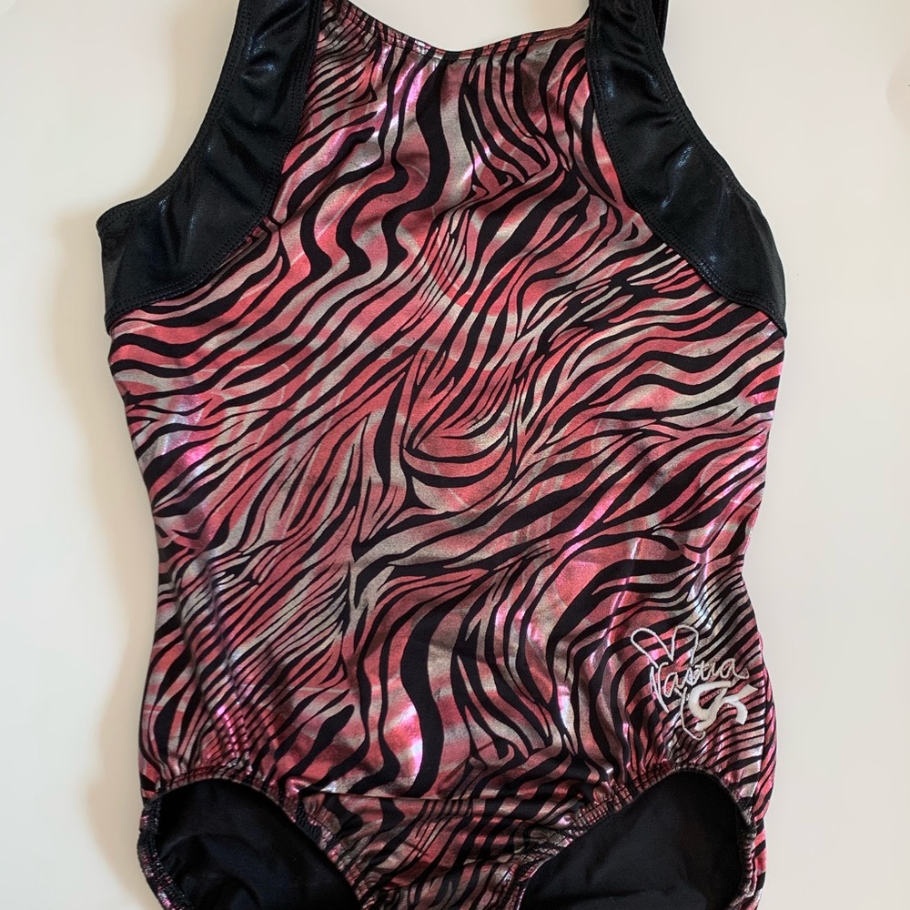 Metallic zebra print Leo